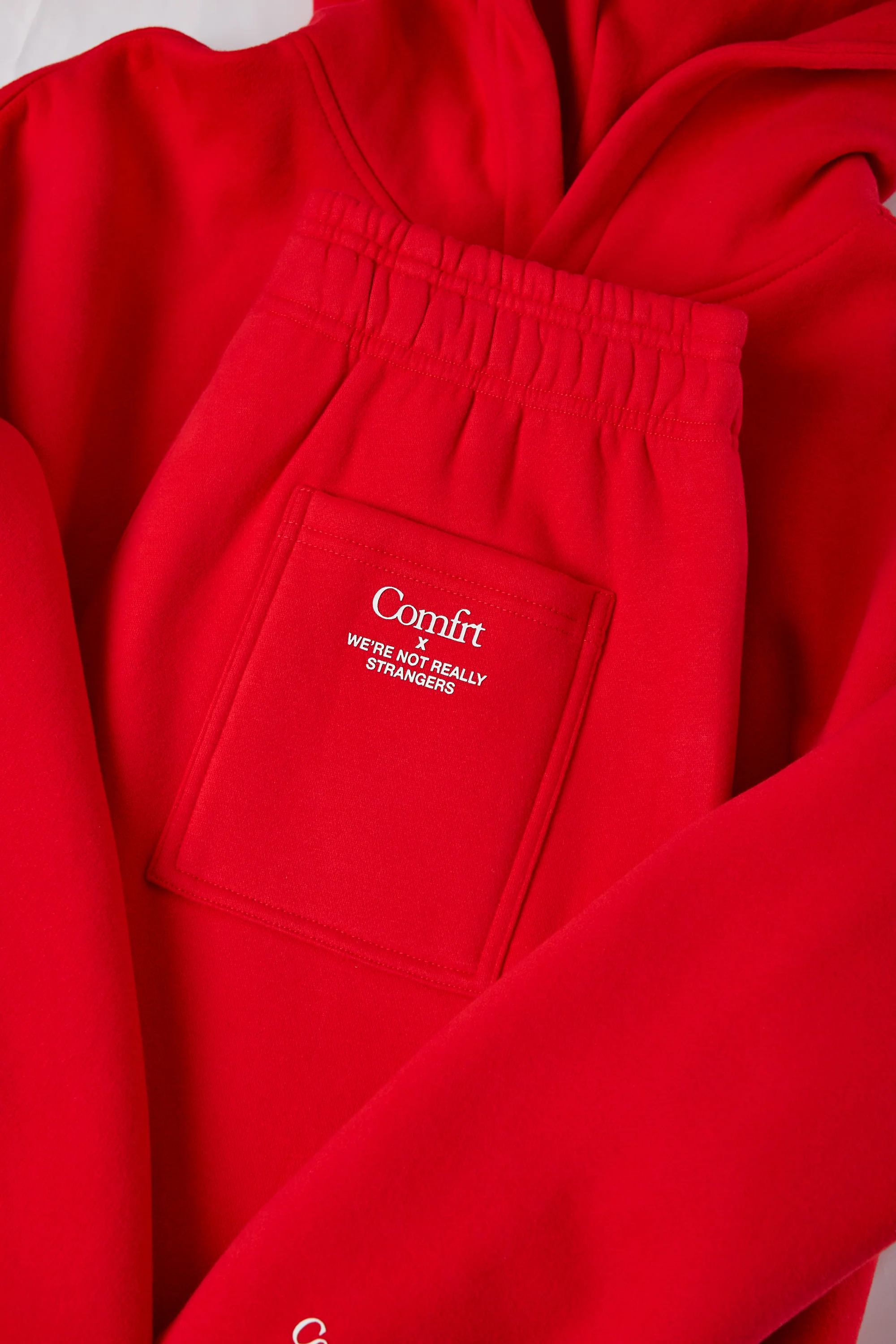 Comfrt x WNRS Good Things Sweat Set - Red - Image 10